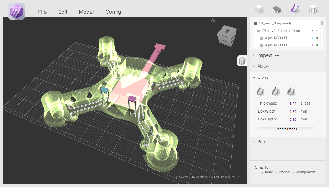 Project Wire Quadcopter Draw Mode